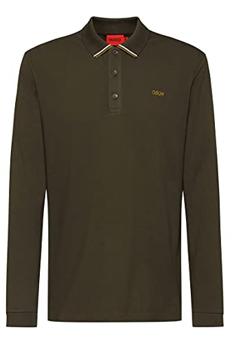 HUGO Męska koszulka polo, ZIELONY, M