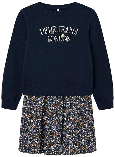 Pepe Jeans Dziewczęca sukienka Tessa, Wielobarwny (Multi), 14 lat