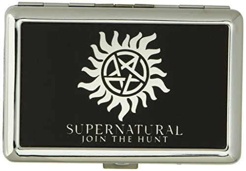 Buckle-Down Unisex Business Card Holder-Supernatural portfel dla dorosłych, wielokolorowy, 10 cm x 7 cm, wielokolorowa