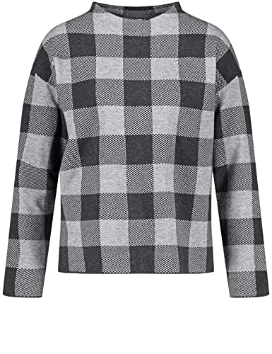 GERRY WEBER Edition Damski sweter 770547-44713, szary w kratkę, 34