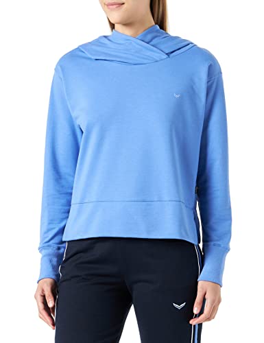 Trigema Damska bluza z kapturem, lawendowy, XS