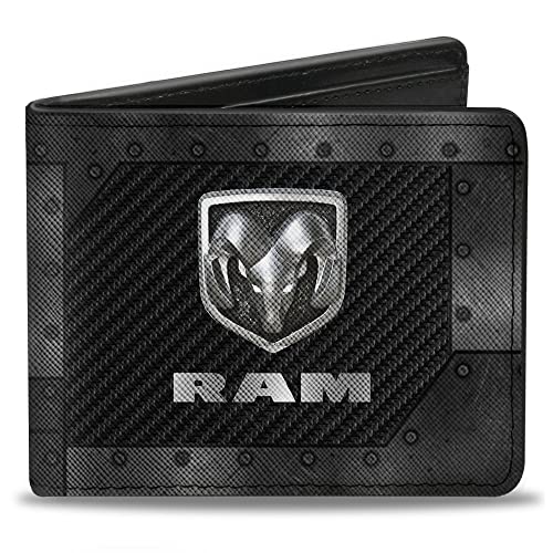 Klamra w dół męski dwustronny portfel Ram Bi-Fold, 10 x 8 cm