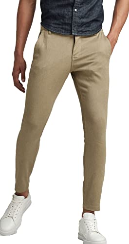 G-STAR RAW Skinny Chino Figi męskie, Wielokolorowy (Army Green Htr D16985-c918-9210), 28W / 32L