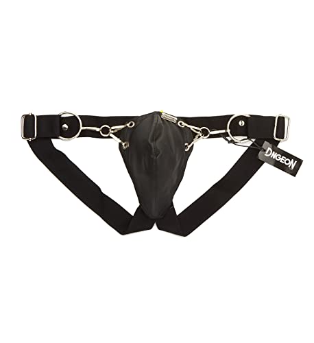MOB Eroticwear Erotyczne stringi 81292 stringi erotyczne czarne rozmiar uniwersalny