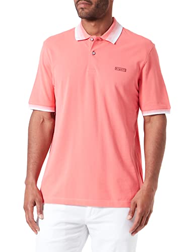 bugatti Męska koszula polo, 8150-35040, koralle-940, regularna, Koralle-940, S