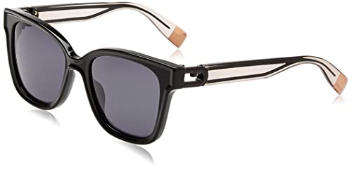 Furla Unisex SFU597V okulary przeciwsłoneczne, czarne, rozmiar 53, czarny, 53