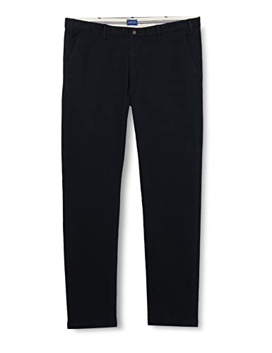 GANT Spodnie męskie Hallden Comfort Super Chinos, grantowy, 34 PL