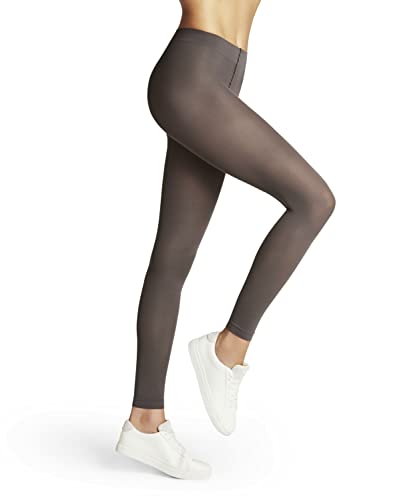 FALKE Kobiety Legginsy Pure Matt 50 DEN W LE Półprzezroczyste 50 Den Trwałe półprzezroczyste jednokolorowe 1 Sztuka, Szary (Platinum 3903), L