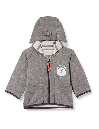 Sigikid Chłopięca kurtka dwustronna watowana Polar Expedition, szary, 62 cm