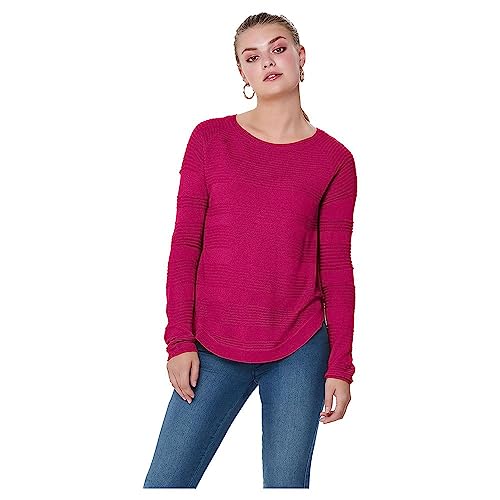 Bestseller A/S Damski sweter ONLCAVIAR L/S KNT NOOS, Cerise, L, Cerise, L