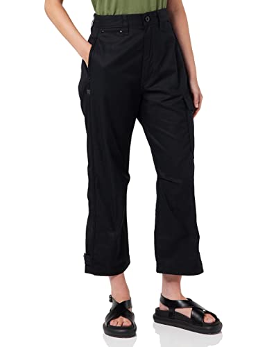 G-STAR RAW Cargo Relaxed Spodnie damskie, Czarny (Caviar D194-d301), 26W