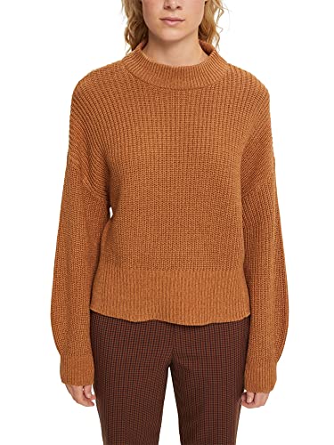 edc by ESPRIT Sweter damski, 260/Light Taupe, L