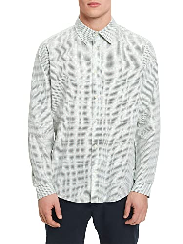 ESPRIT Męska koszula 013EE2F303, 100/biała, XXL, 100 / biały, XXL