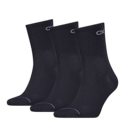 Calvin Klein Męskie krótkie skarpety Calvin Klein Men's Quarter Socks 3 Pack, grantowy, rozmiar uniwersalny