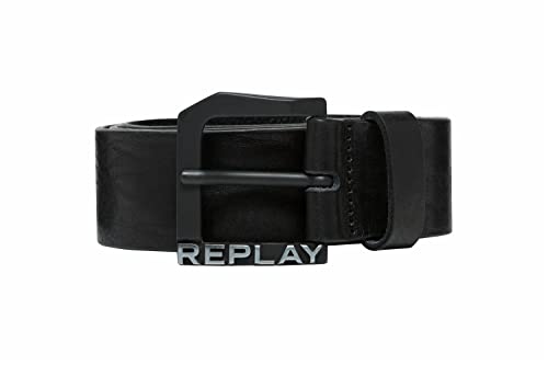 Replay Pasek męski, Czarny (Czarny 098), 100