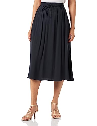 s.Oliver Damska spódnica midi plisowana, Blau, 34