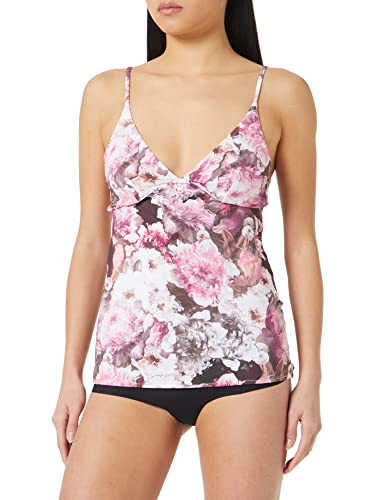 Emporio Armani Damski top z charmsami, Zimowy ogród, L