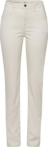 BRAX Damskie spodnie w stylu Mary Wertiger bawełna stretch, Ivory, 31W / 32L
