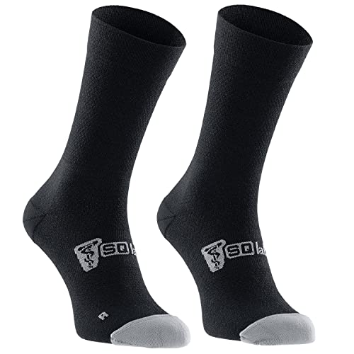 SQlab Skarpety rowerowe, uniseks, czarny, 42-44 EU
