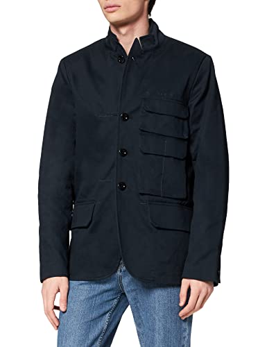 G-STAR RAW Męska marynarka ze wzorem w stos, Niebieski (Salute D20945-c900-c742), M