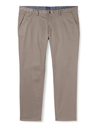 GANT Spodnie męskie Hallden Twill Chinos, szary (Graphite), 34 PL