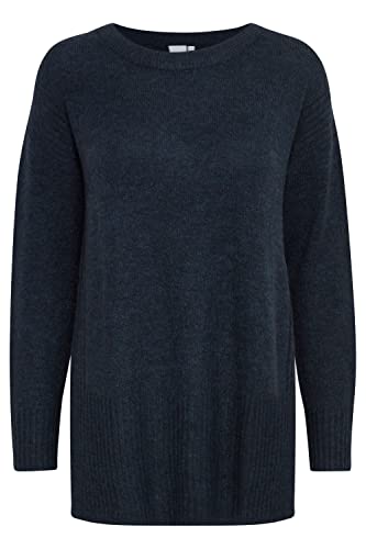 ICHI Damski sweter IHKAMARA Long LS, 194010/Total Eclipse, M
