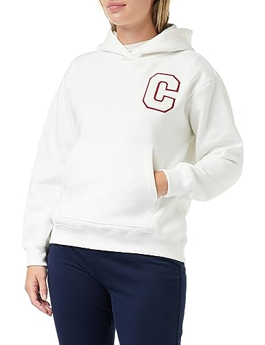 Champion Damska bluza z kapturem, Biały Brudne College, XL