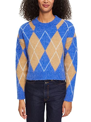ESPRIT Damski sweter 092EE1I336, 413/BRIGHT Blue 4, L