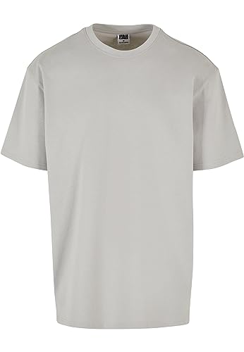 Urban Classics Męski T-shirt Triangle Tee, krótki rękaw, top dla mężczyzn, dostępny w 2 kolorach, rozmiary S - 5XL, Lightassphalt, L