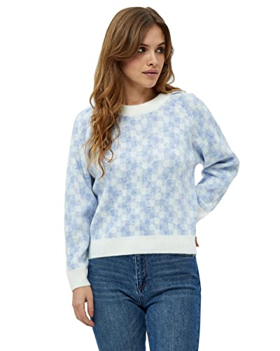 Peppercorn Sweter damski Hana, 2017c Wybrzeże Pacyfiku niebieska kratka, XS
