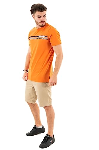Superdry Vintage Venue Tee Koszula męska, Kolor: pomarańczowy, 3XL