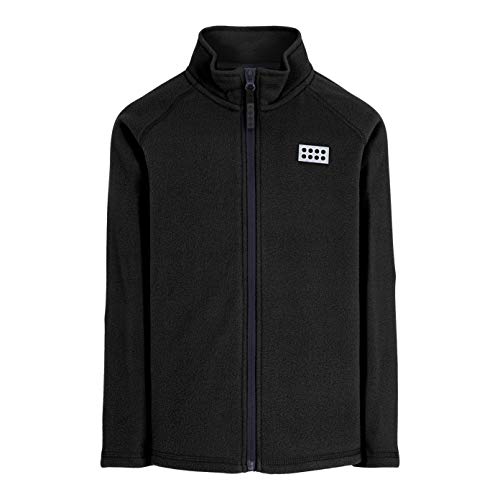 Lego Wear Kurtka polarowa dla chłopców Full-Zip Jacket, czarny, 86 cm