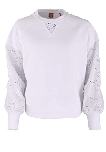 BOSS Bluza damska C_EFA, Biały 100, M