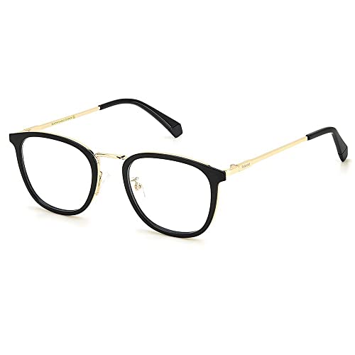 Polaroid Eyeglasses Sunglasses, 2M2/21 Black Gold, 52 Unisex, 2m2/21 Black Gold, 52