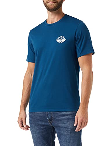 dockers Męski T-shirt z logo, Poseidon Blue + Wing & Anchor logo, XL