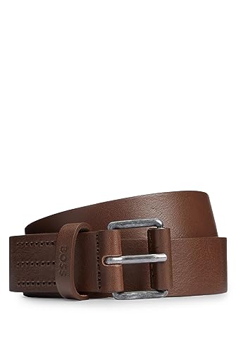 BOSS Męski pasek Scott-St_Sz30, Dark Brown202, 120, Dark Brown202