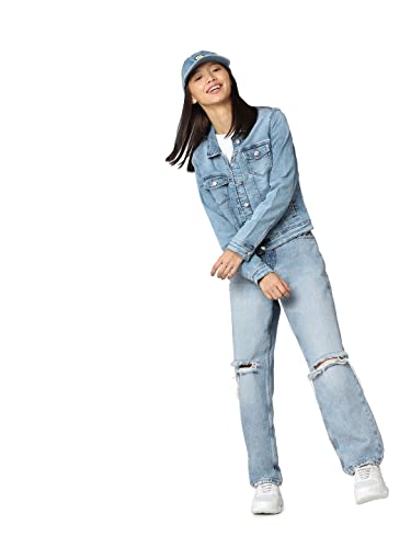 ONLY Damska kurtka dżinsowa klasyczna, jasnoniebieski (light blue denim), 40