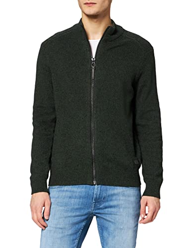 Camel Active Męska kurtka z dzianiny 4095446k50, brązowy (Olive Brown), 3XL
