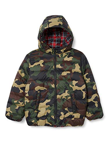 United Colors of Benetton Giubbotto kurtka chłopięca, Zielony 901, XS