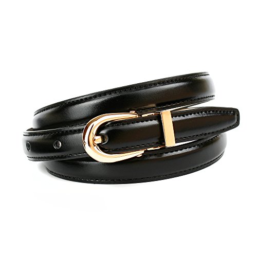 Anthoni Crown Pasek damski, czarny (czarny 010), 85