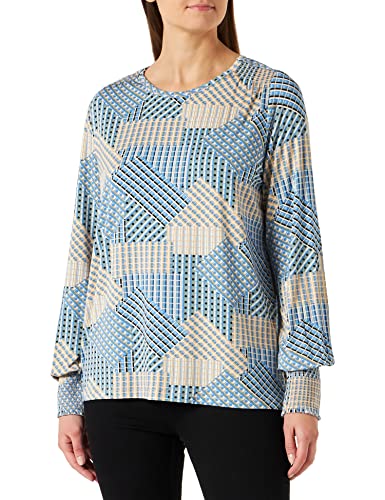 SOYACONCEPT Women's SC-MARICA AOP 224 damska bluza, jasnoniebieska kombinacja, rozmiar X-Small, jasnoniebieski kombi, XS