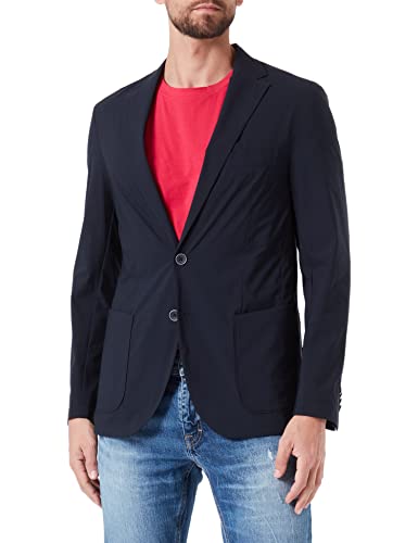s.Oliver Bernd Freier GmbH & Co. KG Męska marynarka, slim fit, niebieska, 98, niebieski