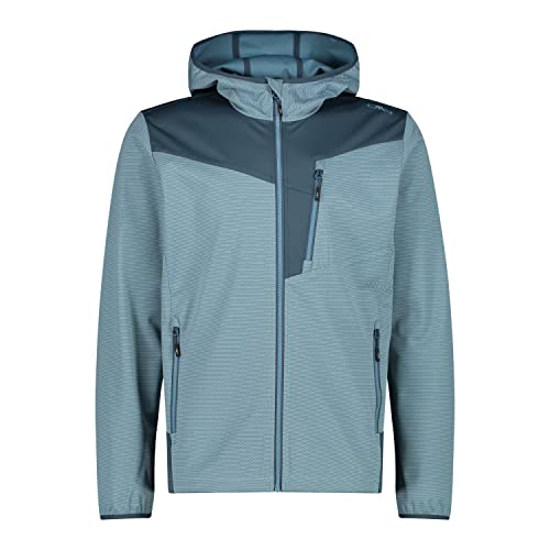 CMP Męska kurtka polarowa Knit Tech Melange kurtka polarowa, damska, miętowa, 54, Hydro, 46