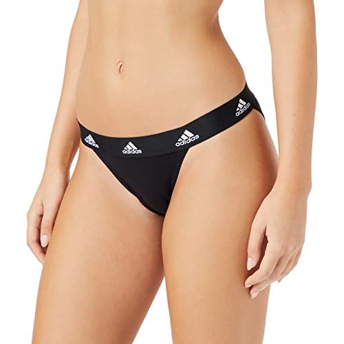 Adidas Sports Underwear Damskie majtki stringi Tanga, Czarny, M