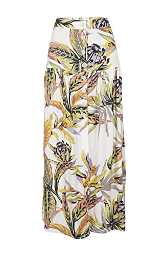 O'NEILL ALOFA Maxi Skirt Spódnica, 31022 White Tropical Flower, Regularny Damski, 31022 Biały Tropikalny Kwiat