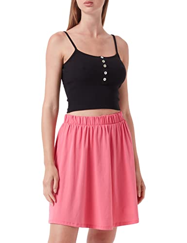 ONLY Women's ONLNESSA S/L Short Button JRS 2PK Top, Black/Pack: Cloud Dancer, M