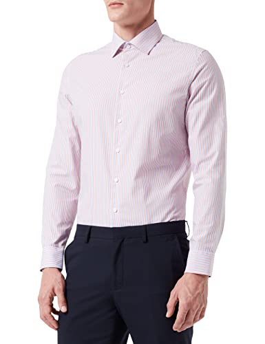 Seidensticker Męska koszula biznesowa, pomarańczowy, 41