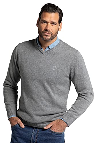 JP 1880 Sweter męski, szary melanż, XXL