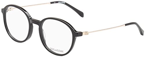 ZADIG&VOLTAIRE VZJ033 okulary, Shiny Black, 48 dzieci, Shiny Black