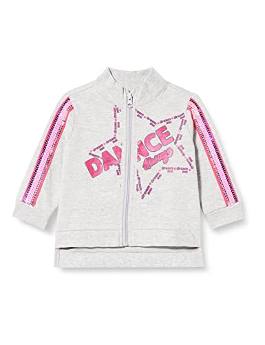 chicco Bluza dziewczęca caridgan per bambina kardigan sweter, Grigio Chiaro, 098